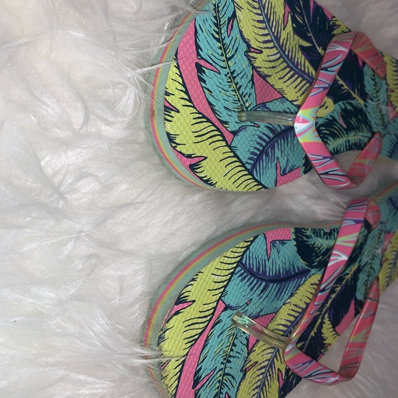 Vera Bradley Flip Flops 9-10 Sandals - Picture 3 of 8